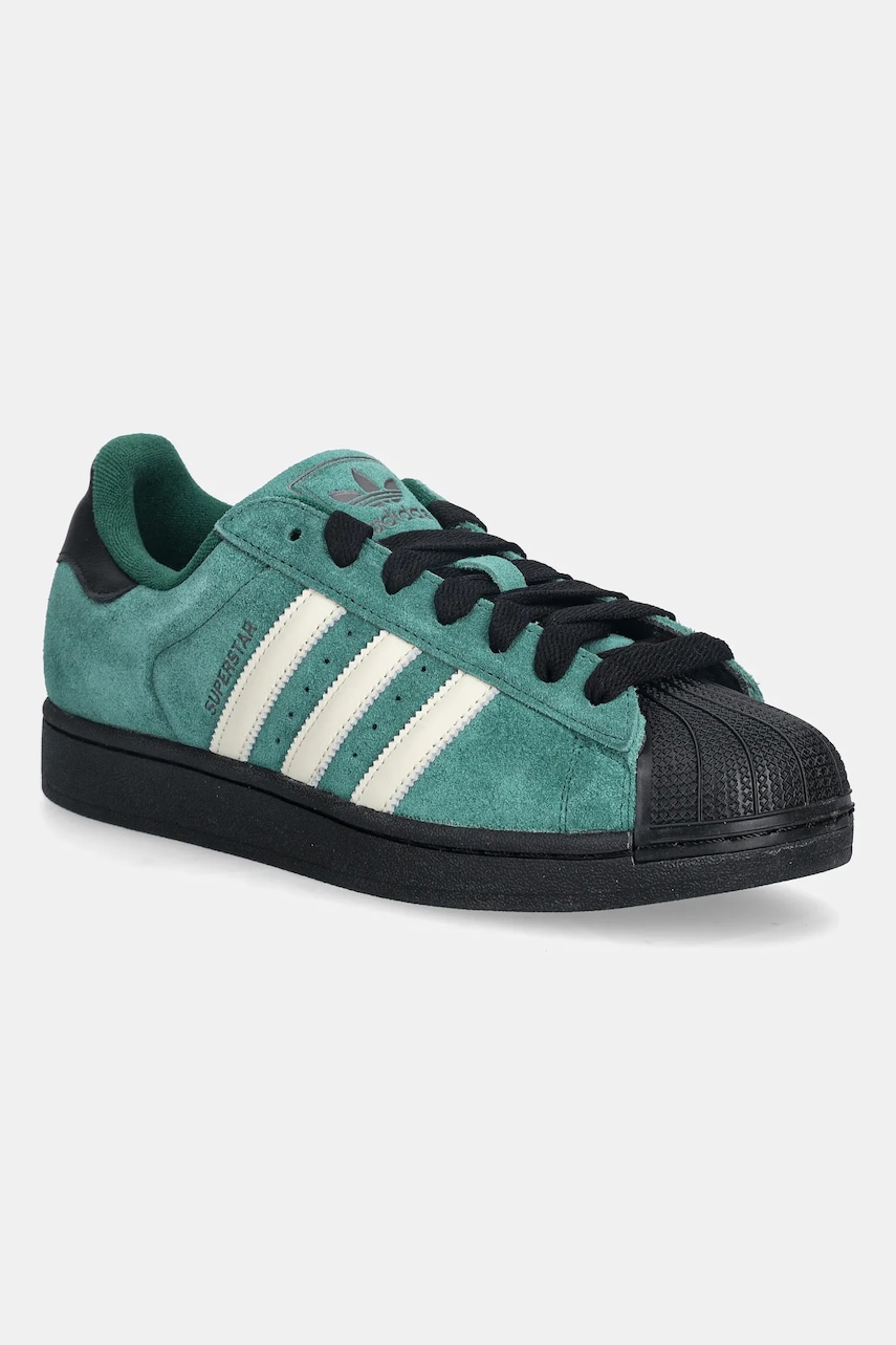 Tenisky adidas Originals Superstar II pánské, zelená barva, JQ3219