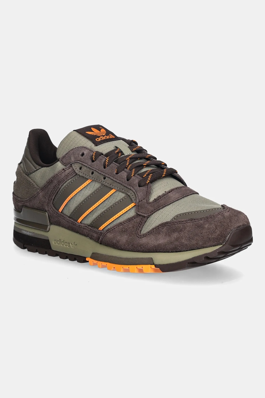 Tenisky adidas Originals ZX 600 pánské, zelená barva, JR8740