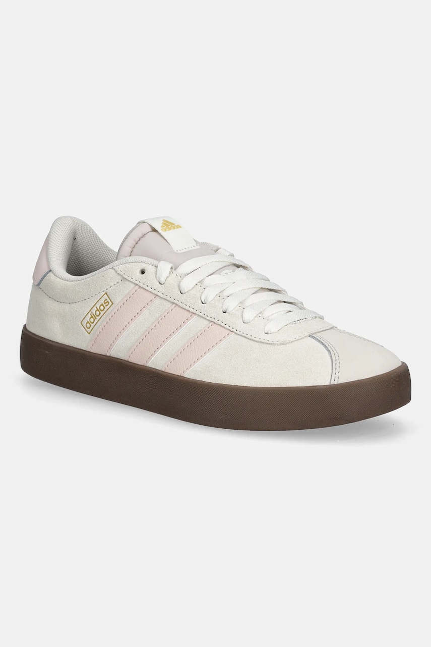 Tenisky adidas Vl Court 3.0 dámské, béžová barva, JR0954