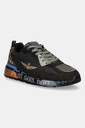Tenisky Aeronautica Militare SNEAKERS pánské, černá barva, 252SC0276UCT03380