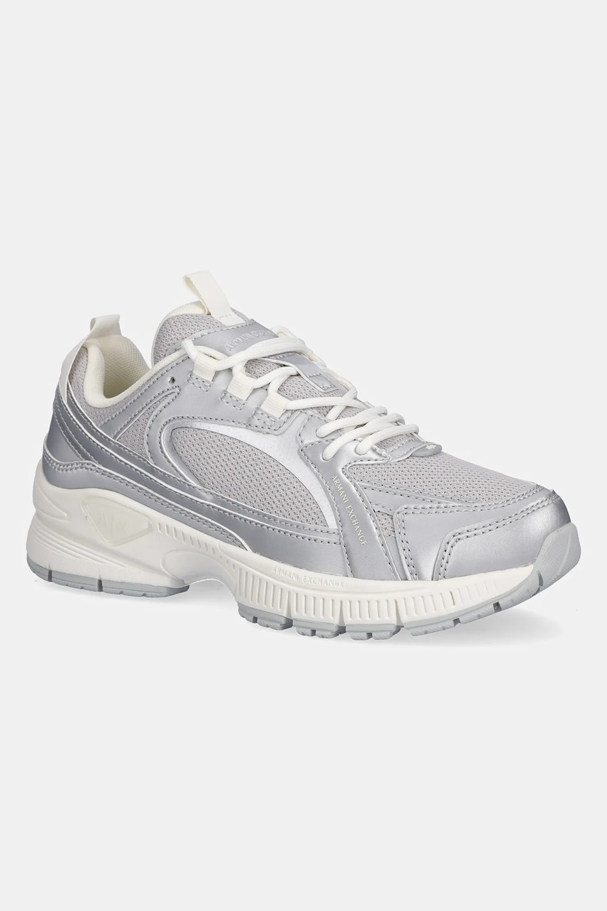 Tenisky Armani Exchange dámské, stříbrná barva, XW001628 AF17453 MZ127