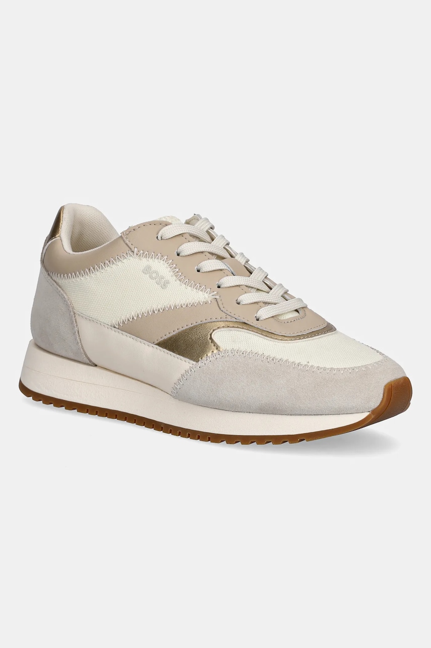 Tenisky BOSS Kai béžová barva, 50541653