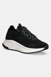 Tenisky BOSS TTNMEVO dámské, černá barva, 50536413