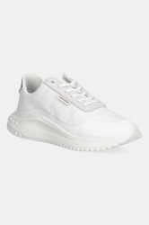 Tenisky Calvin Klein EVA RUNNER LACE UP MAT MIX dámské, bílá barva, YW0YW02016