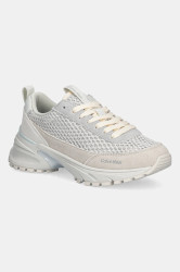 Tenisky Calvin Klein HIKE RUNNER LACE UP TECHMIX dámské, bílá barva, YW0YW02030