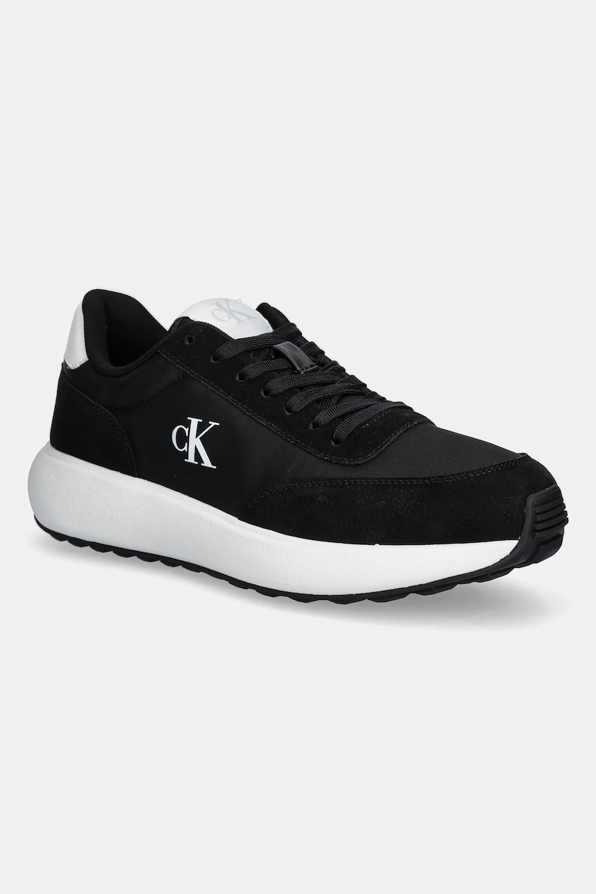 Tenisky Calvin Klein Jeans ATHLEISURE RUNNER LACEUP NY-SU pánské, černá barva, YM0YM01370