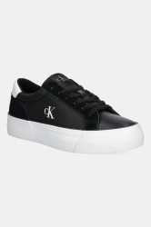 Tenisky Calvin Klein Jeans VULC FLATFORM MG NYLON MIX dámské, černá barva, YW0YW01896