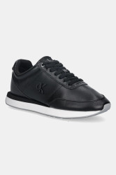 Tenisky Calvin Klein RETRO RUNNER LACE UP LTH MG dámské, černá barva, YW0YW01942