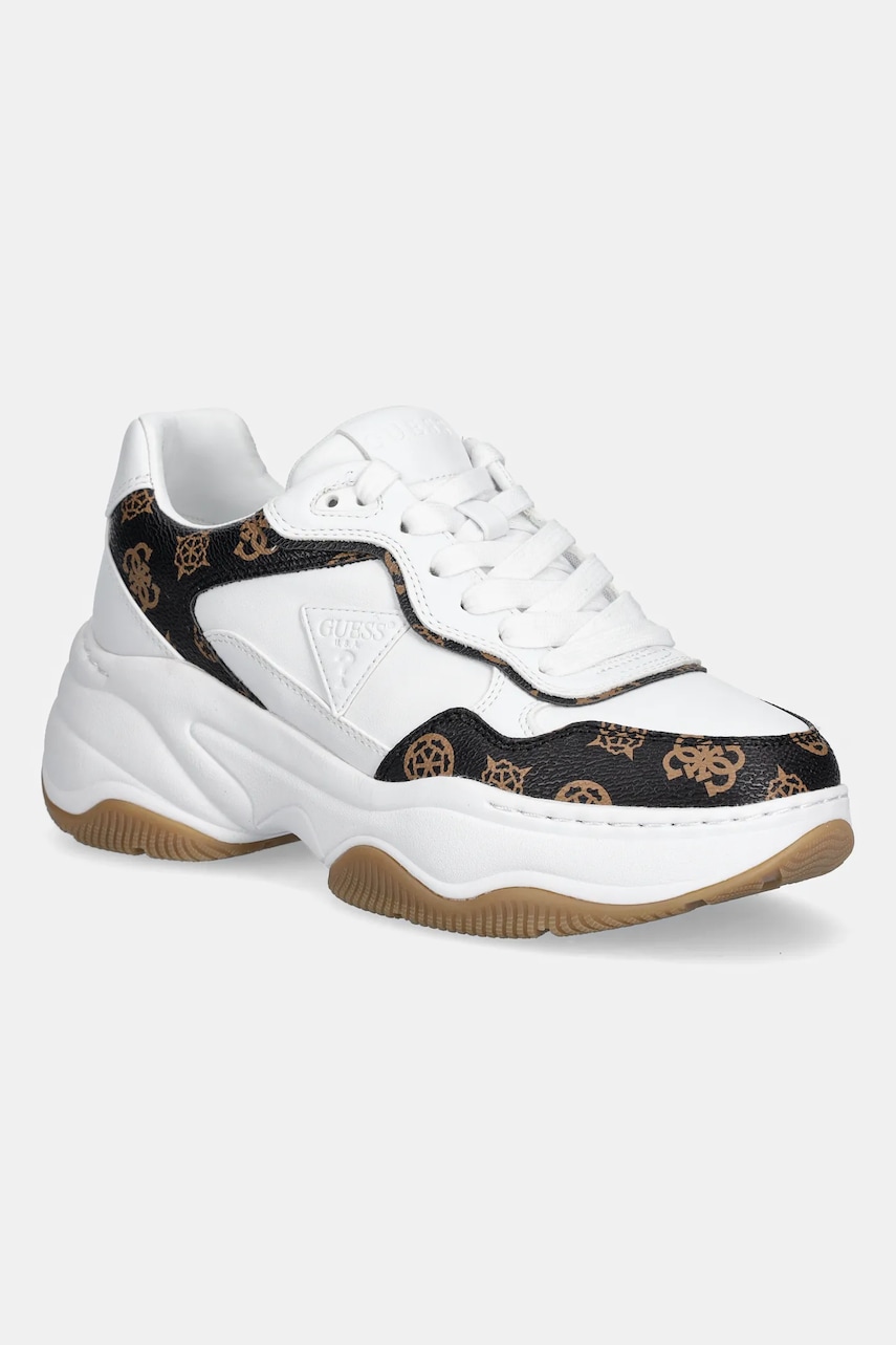 Tenisky Guess HAPYY3 dámské, bílá barva, FLTHPY FAL12
