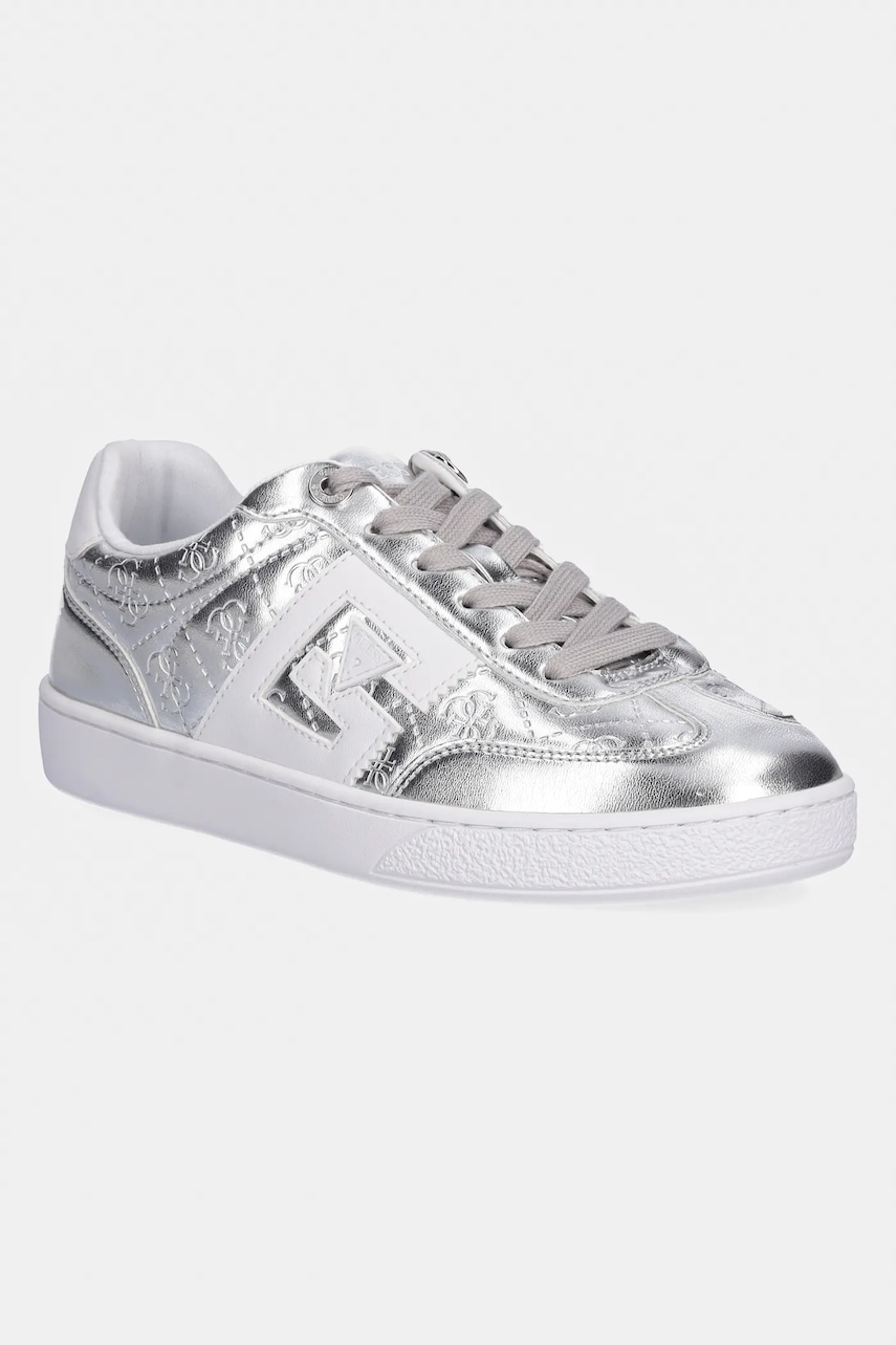 Tenisky Guess NOCHEE2 dámské, stříbrná barva, FLTNC2 LEL12