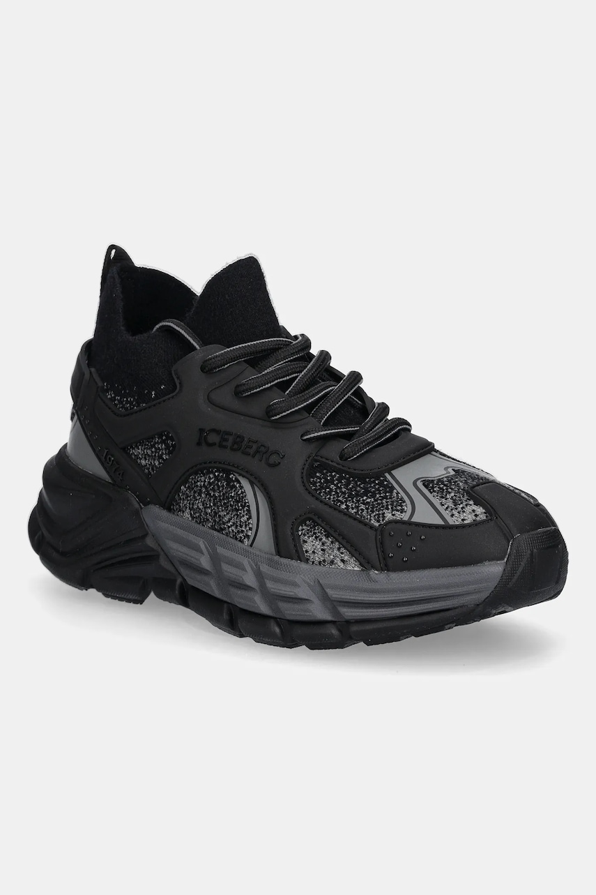 Tenisky Iceberg ICB-One černá barva, IDSOCK04