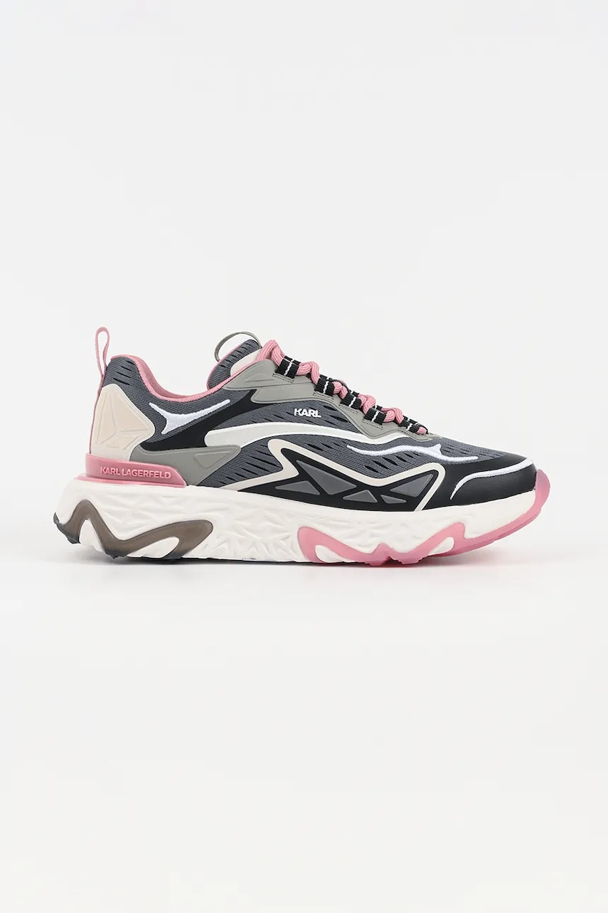 Tenisky Karl Lagerfeld BLAZE dámské, šedá barva, KL62422