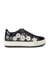Tenisky Kurt Geiger London Laney Flower dámské, černá barva, 4367905109