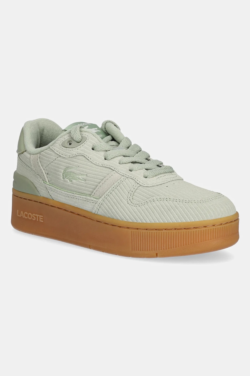 Tenisky Lacoste T-Clip Platform Sneakers dámské, tyrkysová barva, 50SFA0187
