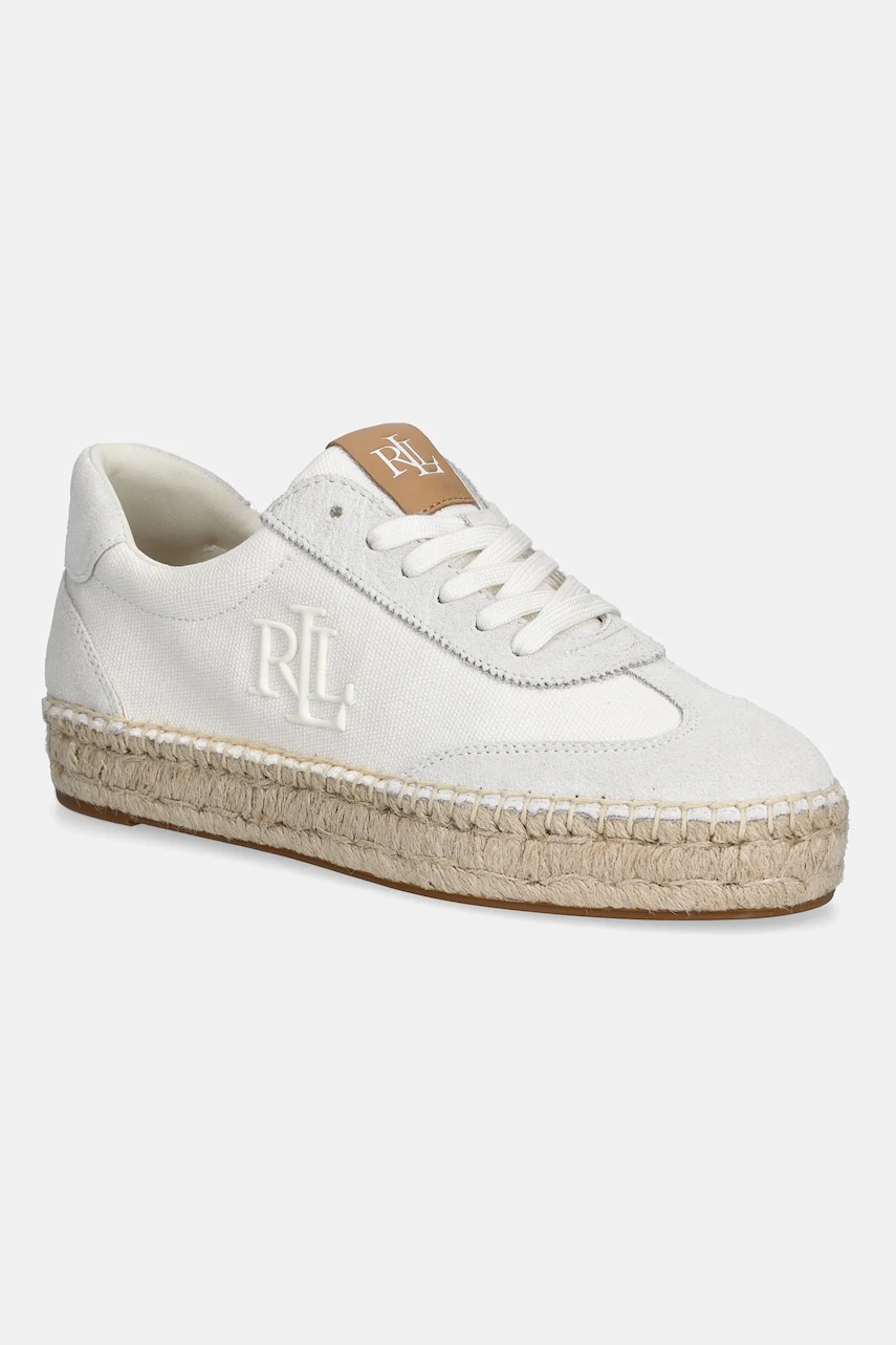 Tenisky Lauren Ralph Lauren Luize Sneaker dámské, bílá barva, 802959230001