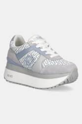 Tenisky Liu Jo LIU JO MAXI WONDER PLUS 02 dámské, šedá barva, BA6019PX823S3972