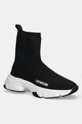 Tenisky Love Moschino dámské, černá barva, JA15386G0NIY8000