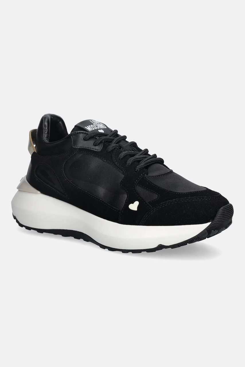 Tenisky Love Moschino dámské, černá barva, JA15415G0NIND00A