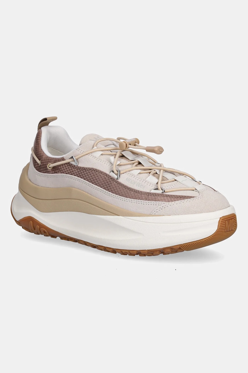 Tenisky Moon Boot MB MOON247 XLACE vínová barva, 80D2490090 AH05