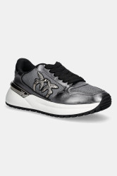 Tenisky Pinko Gem 07 dámské, stříbrná barva, SS0055P105KZ7