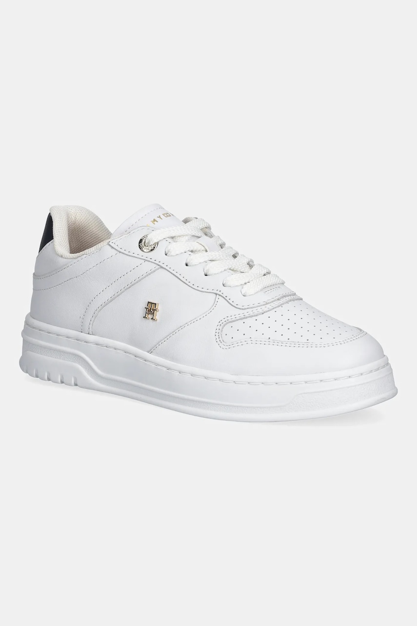 Tenisky Tommy Hilfiger TH SPORTY CUPSOLE CORP dámské, bílá barva, FW0FW09025