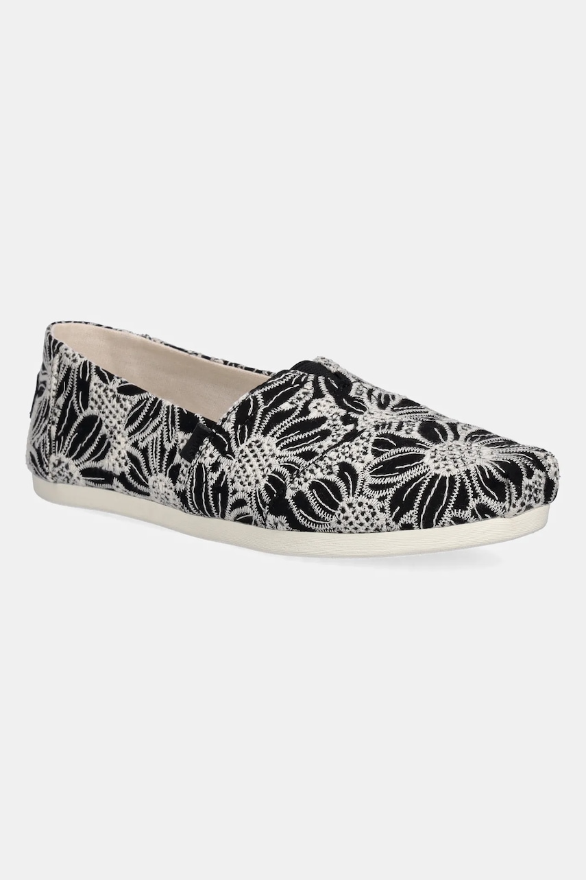 Tenisky Toms OVERSIZED FLORAL EYELET