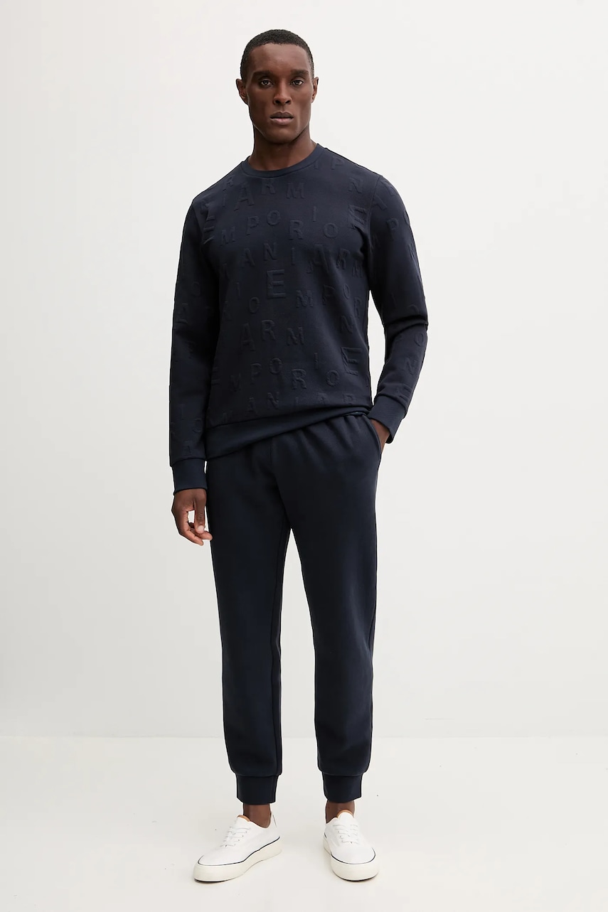 Tepláková souprava Emporio Armani Underwear pánská, tmavomodrá barva, EM001922 AF15006
