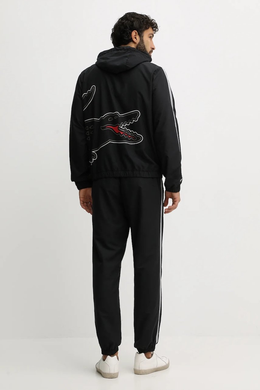 Tepláková souprava Lacoste pánská, černá barva, WH7402