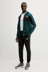 Tepláková souprava Puma pánská, zelená barva, 687304