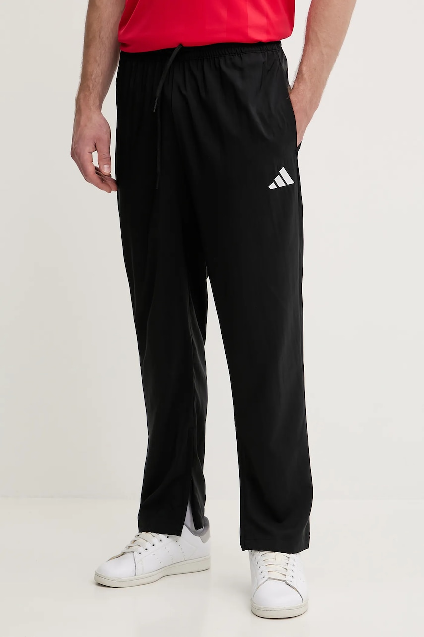 Tepláky adidas Essentials pánské, černá barva, JW0560
