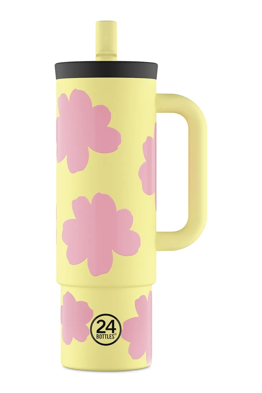 Termohrnek 24bottles Straw 800ml Yellow