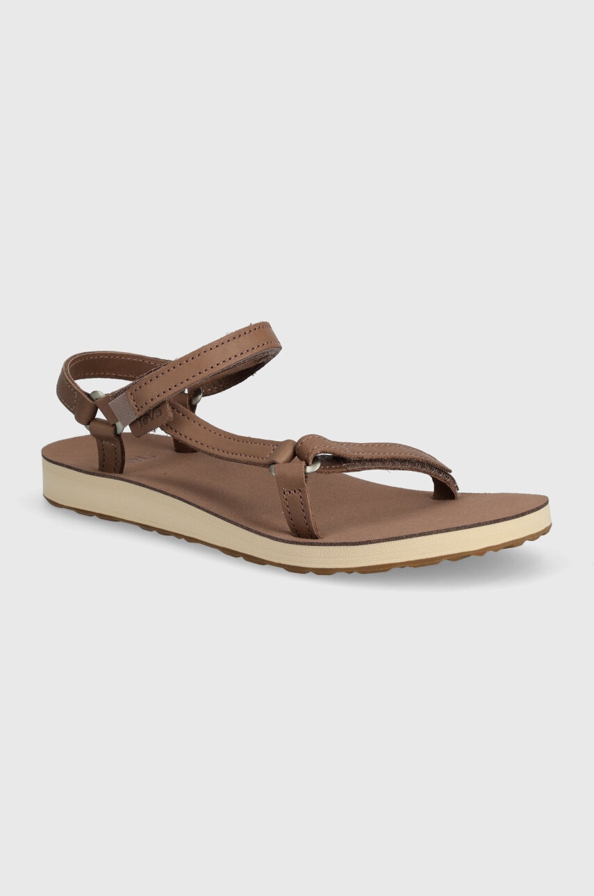 Teva  sandály dámské kožené Original Universal Slim Lea