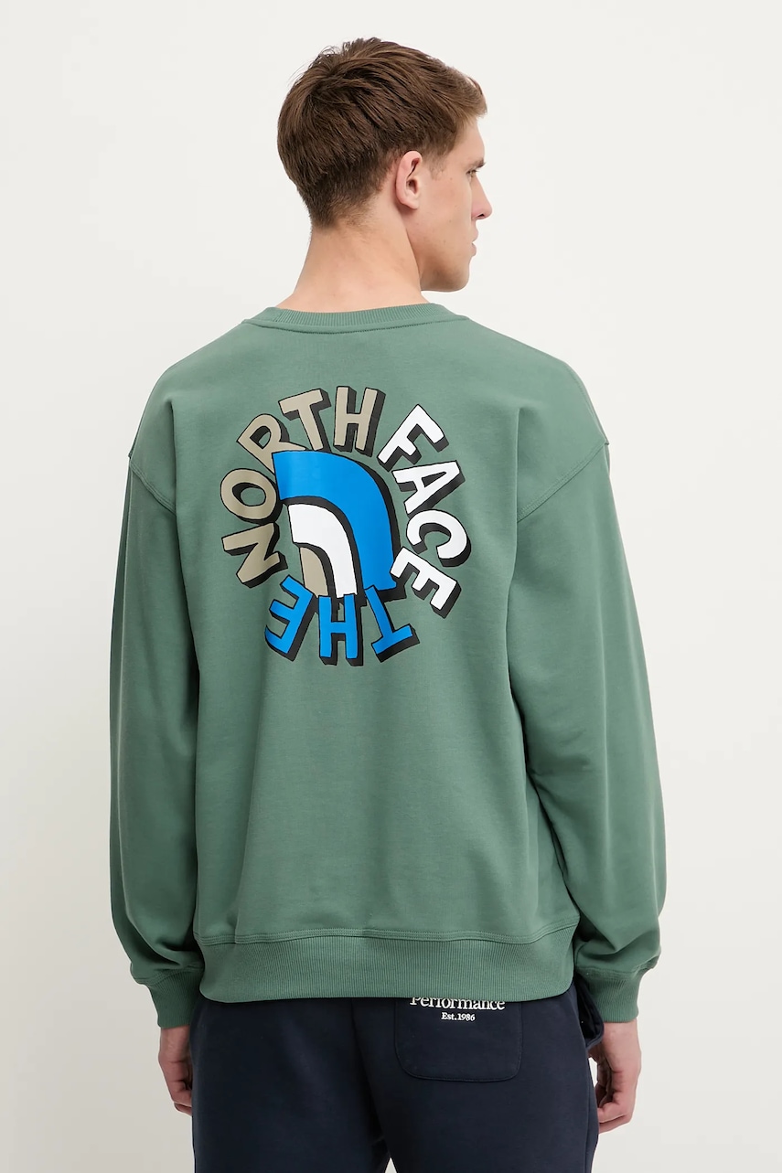 The North Face  Bavlněná mikina  Nuptse Oversized