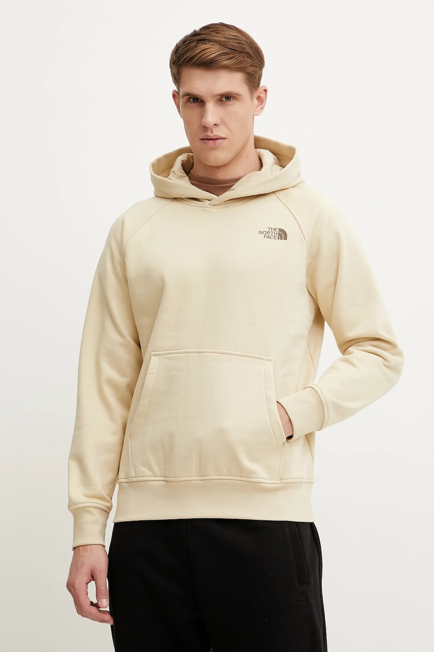 The North Face  mikina s kapucí pánská s bavlnou Raglan Redbox