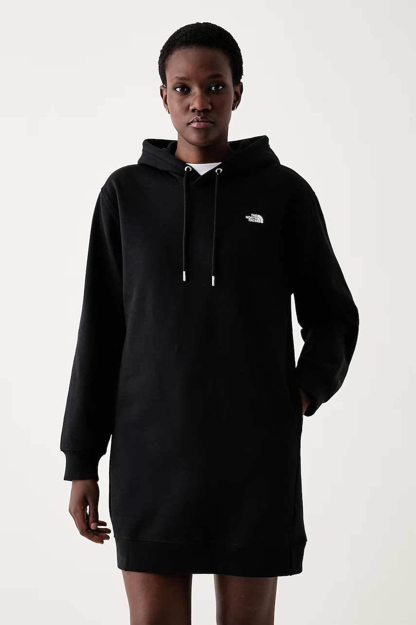 The North Face  šaty s bavlnou Essential