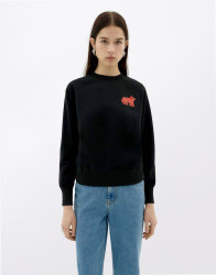 Thinking MU Doggy Bonnie Sweatshirt BLACK S
