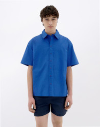 Thinking MU Indigo Kurt Shirt BLUE M