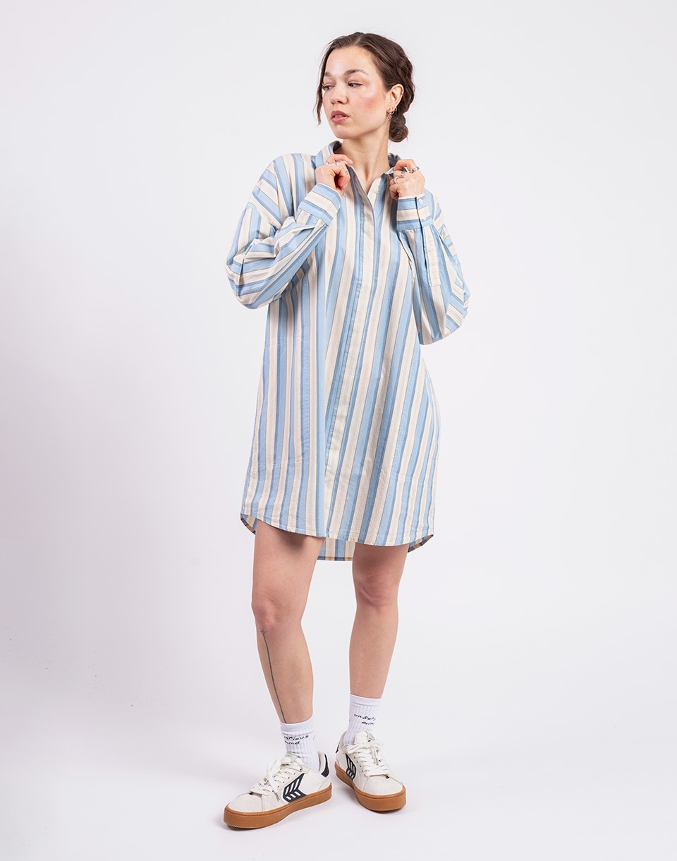 Thinking MU Messina Stripes Aurel Dress MULTICOLOR XS