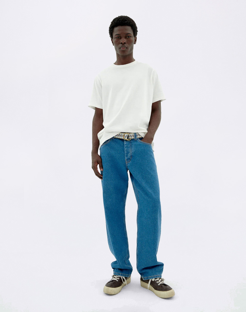 Thinking MU Tusa Clean Denim David Pants DENIM 40