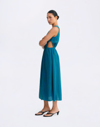 Thinking MU Windsor Kin striped dress MULTICOLOR L
