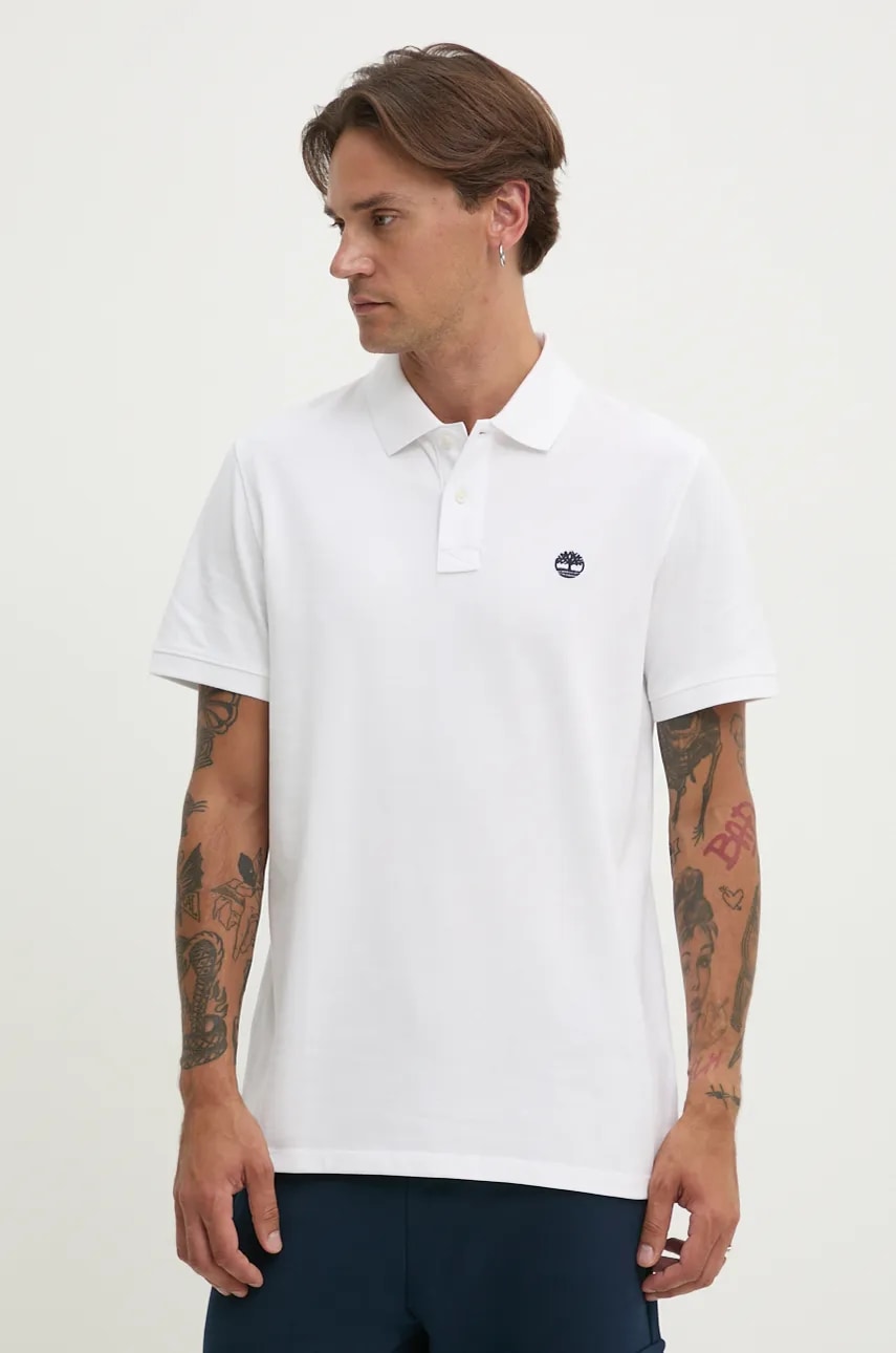 Timberland  Bavlněné polo tričko