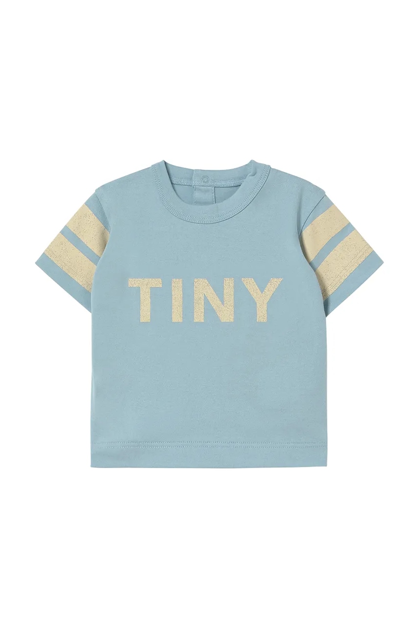 Tinycottons  Bavlněné dětské tričko  STRIPES LOGO BABY TEE