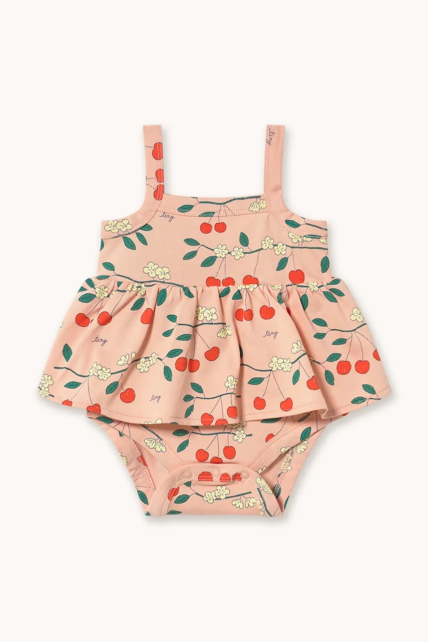Tinycottons  Bavlněné kojenecké body  CHERRY TREES BODY