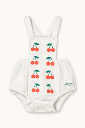 Tinycottons  Bavlněné kojenecké body  MINI CHERRIES TWILL BODY