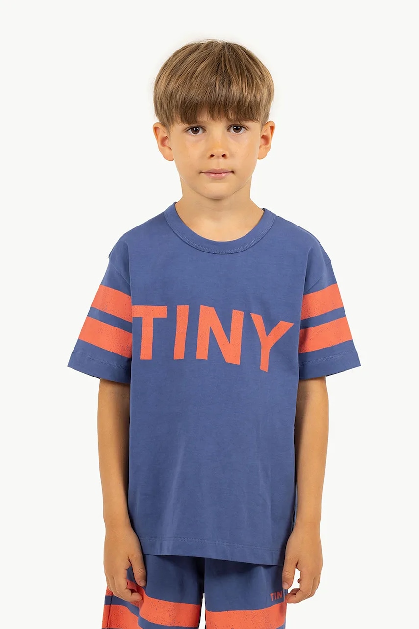 Tinycottons  Dětské bavlněné tričko  STRIPES LOGO TEE