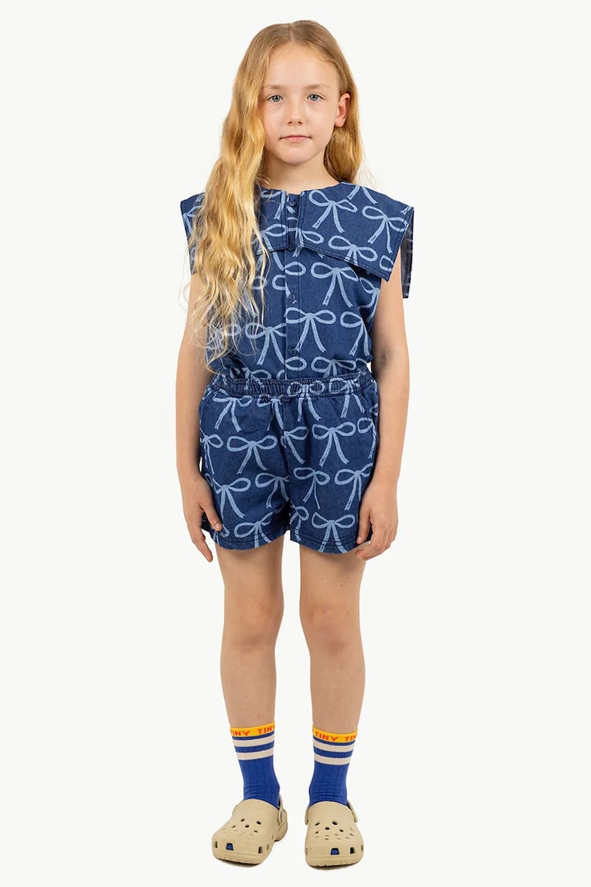 Tinycottons  Dětské kraťasy  BOWS WOVEN SHORT