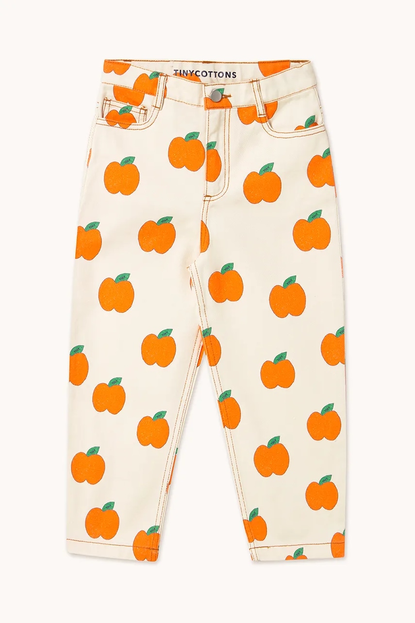 Tinycottons  Dětské rifle  APPLES STRAIGHT JEANS