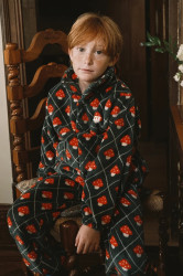 Tinycottons  tepláky dětské fleecové MUSHROOMS POLAR SWEATPANT