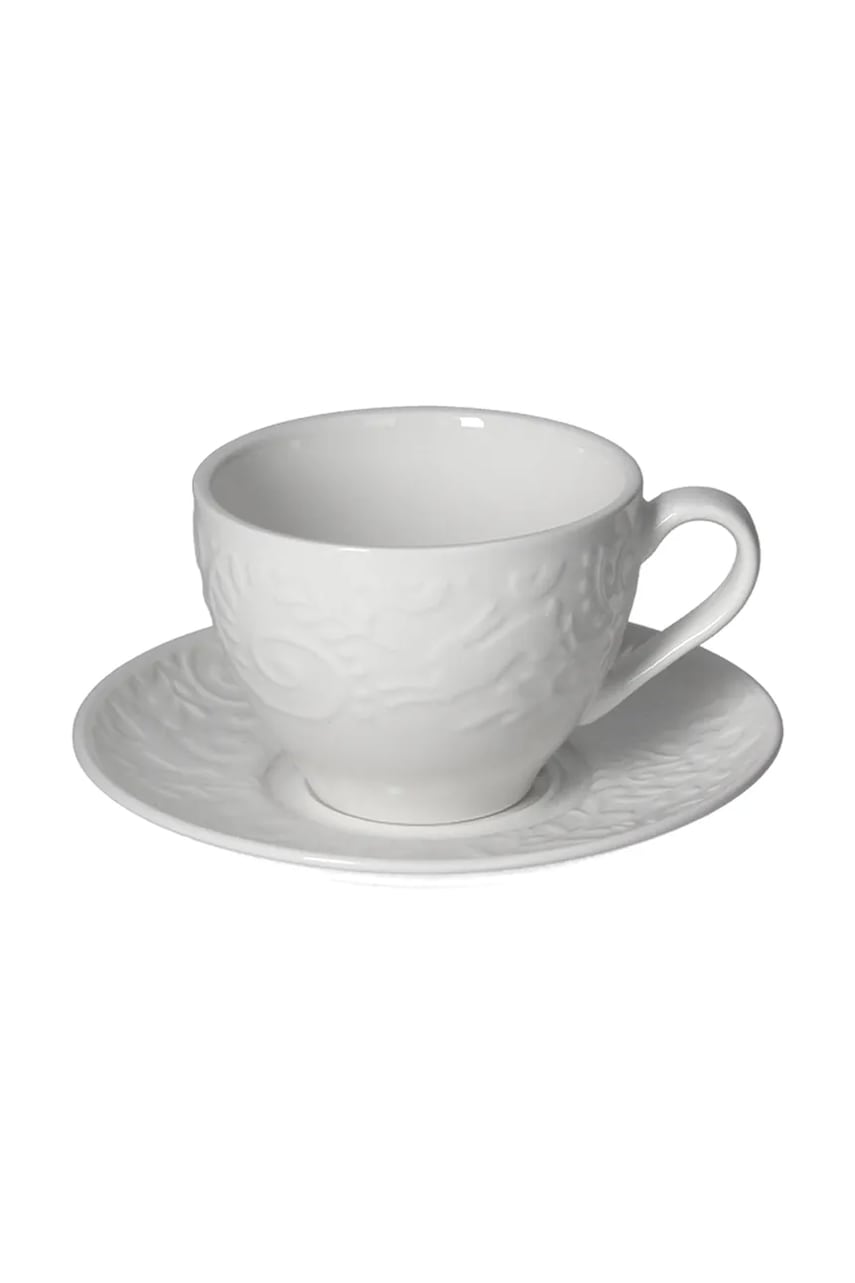 Tognana  sada šálků S podšálkem z porcelánu 200 ml