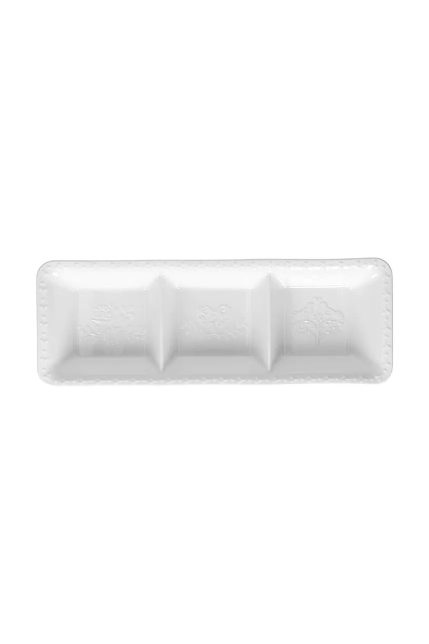 Tognana  talíř na dipy z glazovaného porcelánu 34 x 12 cm